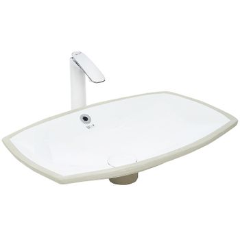 Раковина WeltWasser Deilbach 6076 53 10000004601 Белый глянец — фото 1, Раковины встраиваемые снизу