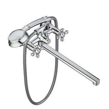 Смеситель для ванны Damixa Retro 239500000 универсальный Хром — фото 2, Смеситель для ванны