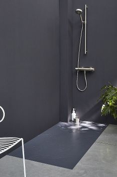 Душевой поддон из материала Neoroc Jacob Delafon Singulier 120x80 E67013-MGZ Серый шелк — фото 4, Душевые поддоны из искусственного камня