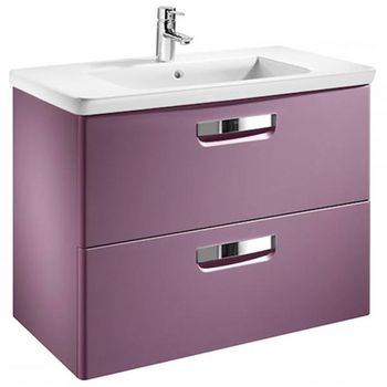 Тумба под раковину Roca The Gap 70 ZRU9302741 подвесная Фиолетовая — фото 1, Тумбы под раковину