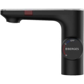 Смеситель для раковины Berges Morans 076002 с термостатом Черный матовый — фото 7, Смесители для раковины