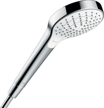 Душевая система Hansgrohe Croma Select E 27258400 Хром Белая — фото 3, Душевые стойки