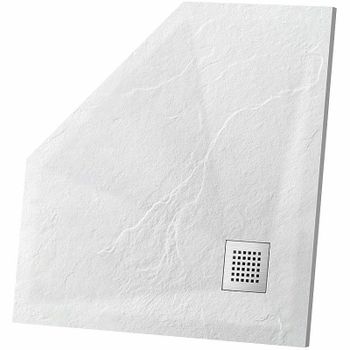 Душевой поддон из искусственного камня Vincea 90x90 VST-4SP9090W Белый матовый — фото 1, Душевые поддоны из искусственного камня