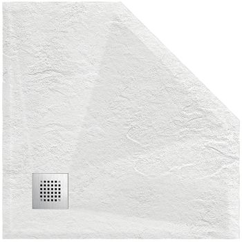 Душевой поддон из искусственного камня Grossman Strong 100x100 GR-S1100100D Белый — фото 2, Душевые поддоны из искусственного камня