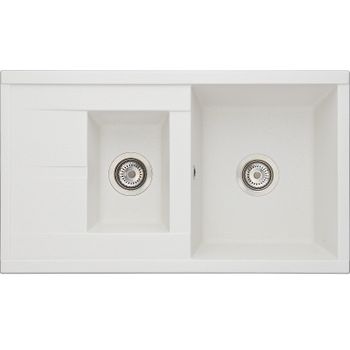 Кухонная мойка Aquaton Делия 87 1A716232DE240 Жемчуг — фото 1, Кухонные мойки