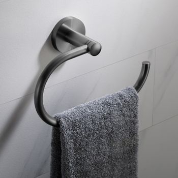 Полотенцедержатель Timo Saona 13050/18 Черное золото — фото 2, Полотенцедержатели