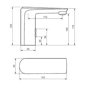 Смеситель для раковины Damixa Jupiter 770290300 Черный матовый — фото 4, Смесители для раковины