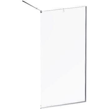 Душевая перегородка AM.PM Func 100 W84WI-100-F1-MTE профиль Хром матовый стекло прозрачное — фото 2, Душевые перегородки