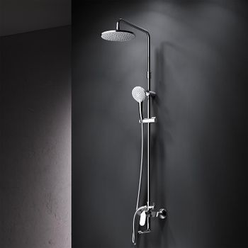 Душевая система AM.PM Sunny F0785C900 Хром — фото 8, Душевые стойки