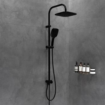 Душевая система Damixa Eclipse 931000300 Черная матовая — фото 5, Душевые стойки