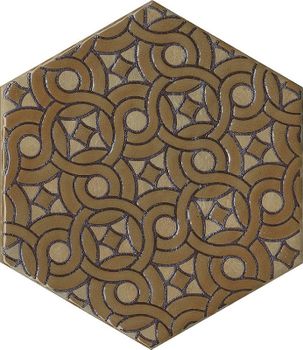 Декор Kerama Marazzi Гроссето жёлтый VT\A559\SG23039N 20х23,1 см — фото 1, Керамогранит