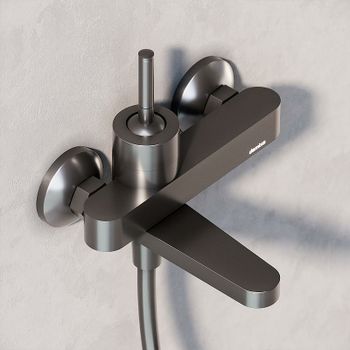 Смеситель для ванны Damixa Arc 291000300 Черный матовый — фото 2, Смеситель для ванны