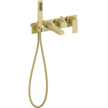 Смеситель для ванны Timo Selene 2014/17YSM Золото матовое — фото 1, Смеситель для ванны