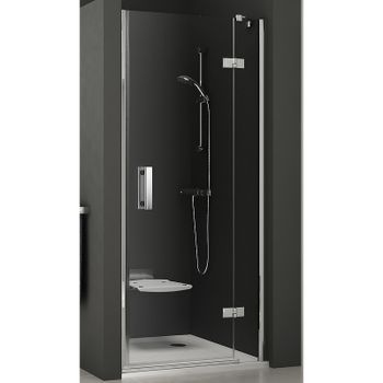 Душевая дверь Ravak Smartline SMSD2-110 В R 0SPDBA00Z1 профиль Хром стекло Transparent — фото 1, Распашные душевые двери