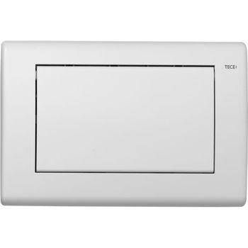 Клавиша смыва Tece Planus 9240312 для унитаза Белая матовая — фото 1, Кнопки смыва
