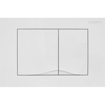 Клавиша смыва Esbano VRT-29GW ESINVRT29GW Белая глянцевая — фото 1, Кнопки смыва