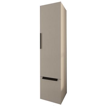 Шкаф пенал Cezares Urban 35 55183 подвесной Spatolato bianco — фото 1, Пеналы для ванной комнаты