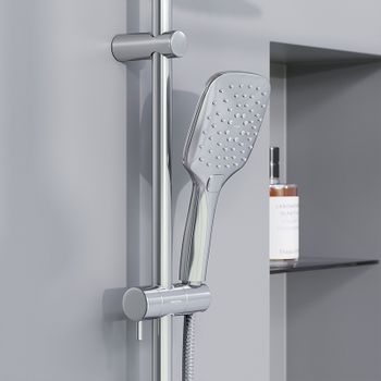 Душевая система Damixa Eclipse 931000000 Хром — фото 7, Душевые стойки