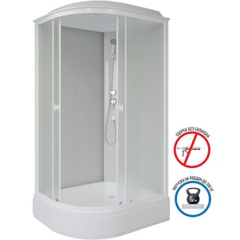 Душевая кабина Niagara Promo 100x70 R P100/70/26R/MT без гидромассажа — фото 2, Душевые кабины