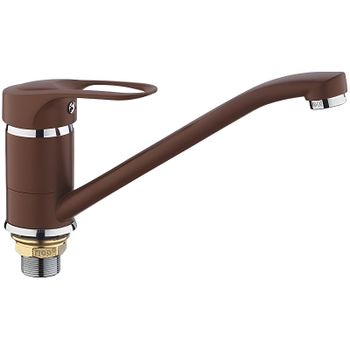 Смеситель для кухни Frap F4928-14 Коричневый — фото 1, Смесители для кухни