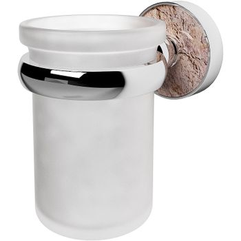 Стакан для зубных щеток WasserKRAFT Nau K-7728 Хром — фото 1, Стаканы для зубных щеток