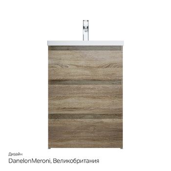 Тумба под раковину AM.PM Gem S 60 M91FSX0602OF Светлый дуб — фото 4, Тумбы под раковину