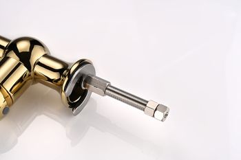 Смеситель для кухни Paulmark Retro Re213226-G Золото — фото 13, Смесители для кухни