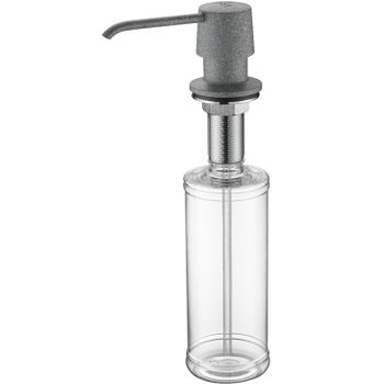 Дозатор для моющего средства Paulmark Sauber D001-310 Серый — фото 1, Дозаторы для кухонных моек