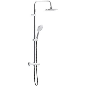 Душевая система Damixa Jupiter 977800000 с термостатом Хром — фото 1, Душевые стойки
