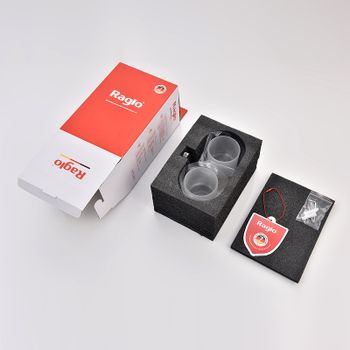 Стакан для зубных щеток Raglo R300.08.09 двойной Графит — фото 10, Стаканы для зубных щеток