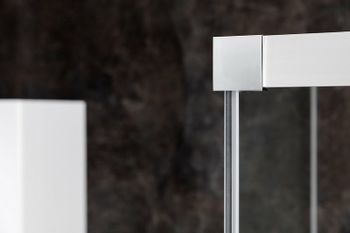 Душевая дверь Ravak Matrix MSD2-100 L 0WLA0U00Z1 профиль Сатин стекло Transparent — фото 4, Раздвижные душевые двери