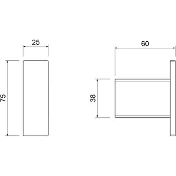 Крючок Schein Accessories 9311BG Золото матовое — фото 2, Крючки для полотенец