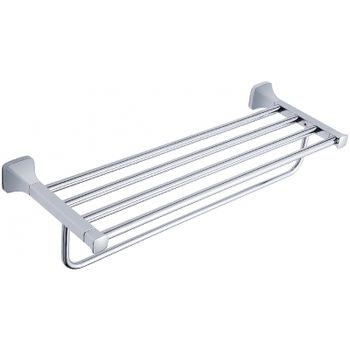 Полка для полотенец CeramaLux Domino 95410 Хром — фото 1, Полки для полотенец