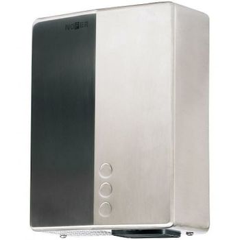 Сушилка для рук Nofer Big Flow Evo 01481.S Нержавеющая сталь матовая — фото 1, Сушилки для рук