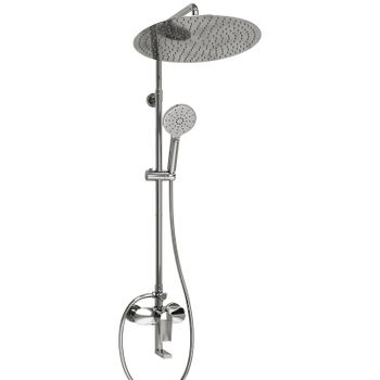 Душевая система WasserKRAFT A166.117.127.010.CH Хром — фото 5, Душевые стойки