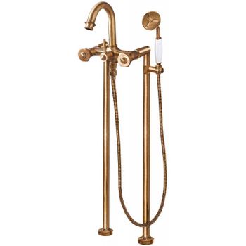 Смеситель для ванны Cezares Aphrodite APHRODITE-VDP-02-S1 Бронза — фото 1, Смесители напольные