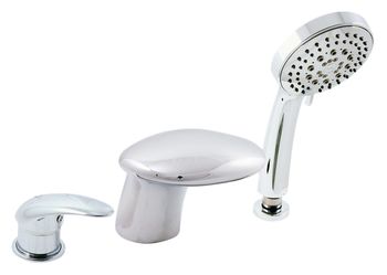 Смеситель на борт ванны Rav Slezak Dunaj D471.5Y Хром — фото 1, Смесители на борт ванны