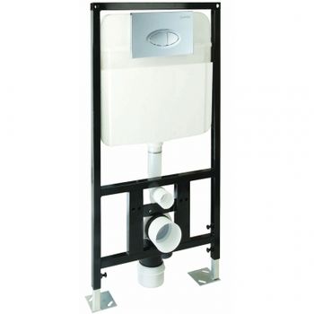 Инсталляция SantiLine SL-01 с клавишей смыва Хром — фото 1, Инсталляции для унитазов