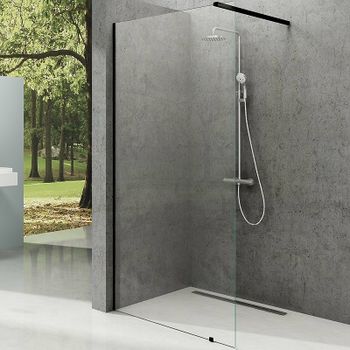 Товар: Душевая перегородка Ravak Walk-In Wall 150 GW9WP0300Z1 профиль Черный стекло Transparent - фото 1 Душевая перегородка Ravak Walk-In Wall 150 GW9WP0300Z1 профиль Черный стекло Transparent — фото 1, Душевые перегородки