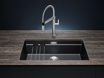 Кухонная мойка Blanco Etagon 700-U Silgranit 525176 Кофе — фото 5, Кухонные мойки