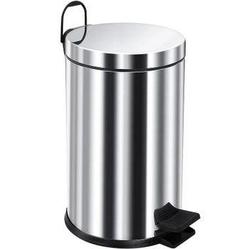 Ведро для мусора Berges 121004 Хром — фото 1, Мусорные ведра