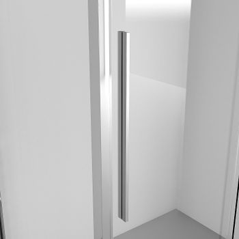 Душевая дверь Niagara Nova 100 NG-64-10A профиль Хром стекло прозрачное — фото 9, Раздвижные душевые двери