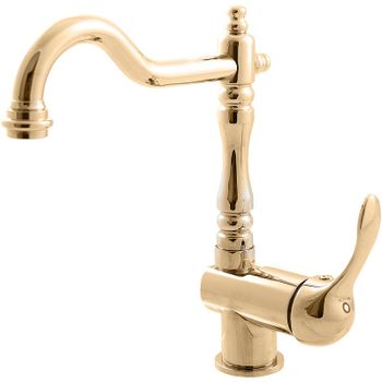 Смеситель для раковины Rav Slezak Labe L008.5/8Z Золото — фото 1, Смесители для раковины