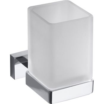 Стакан для зубных щеток Bemeta Plaza 118210019 Хром — фото 1, Стаканы для зубных щеток