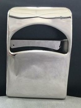 Диспенсер туалетных подкладок Nofer 04026.2.В.mini Глянцевая нержавеющая сталь — фото 2, Диспенсеры для покрытий на унитаз