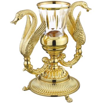 Стакан для зубных щеток Migliore Luxor 26216 Золото — фото 1, Стаканы для зубных щеток