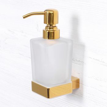 Дозатор для жидкого мыла WasserKRAFT Sauer K-7999 Золото — фото 2, Дозаторы