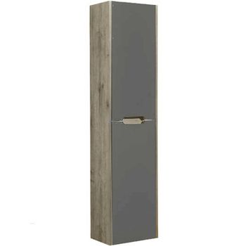 Шкаф пенал Aquaton Оливия 40 1A254603OLUG0 подвесной Грей дуб ойстер — фото 1, Пеналы для ванной комнаты