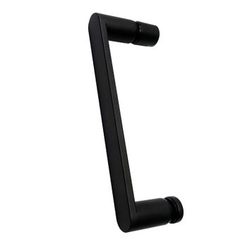 Душевая дверь Abber Sonnenstrand 100 AG04100BS профиль Черный стекло прозрачное — фото 3, Распашные душевые двери