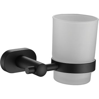 Стакан для зубных щеток Belz B901 B90106 Черный матовый — фото 1, Стаканы для зубных щеток